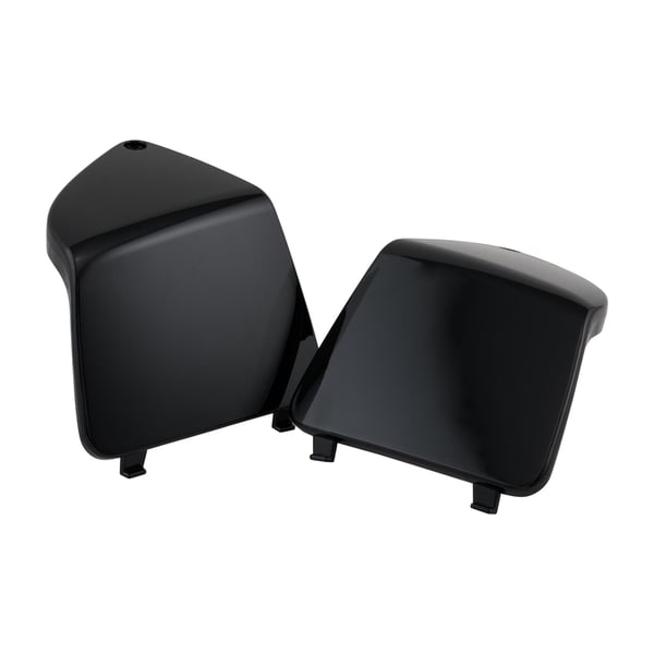 Bagageruimteafdekking links/rechts voor Vespa GTS/GTS Super/GTV/GT 125-300cc, glanzend zwart