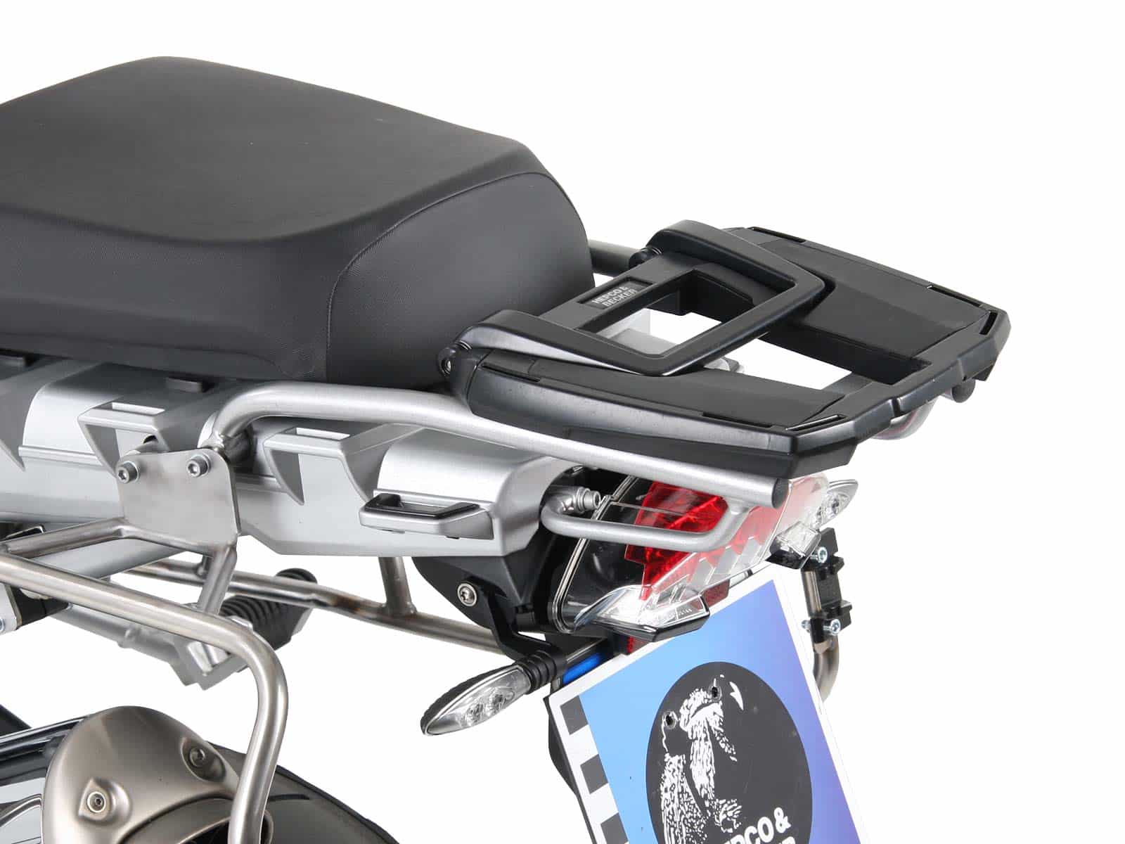 Easyrack topkoffer drager zilver voor combinatie zonder origineel bagagerek voor BMW R 1200 GS (08-12)