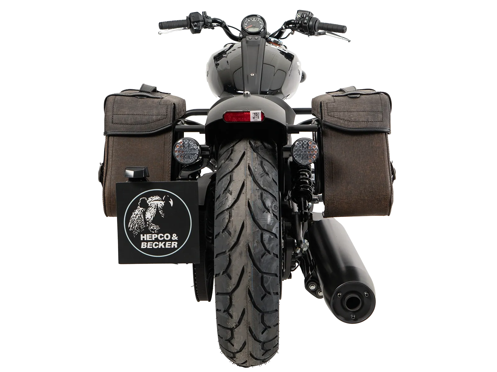 Kniptassenset bruin incl. houder voor Indian Scout Sixty Classic (25-) Hepco & Becker
