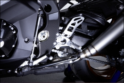 Frame bescherming, carbon look voor Suzuki GSX-R1000 bouwjaar 2009-2011/ 2012-2016