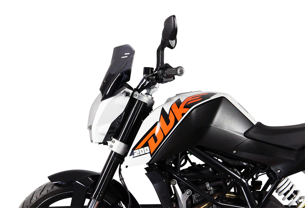Spoilerscreen MRA "S" voor KTM DUKE 125 / 200 / 390 (Bj. -2016)