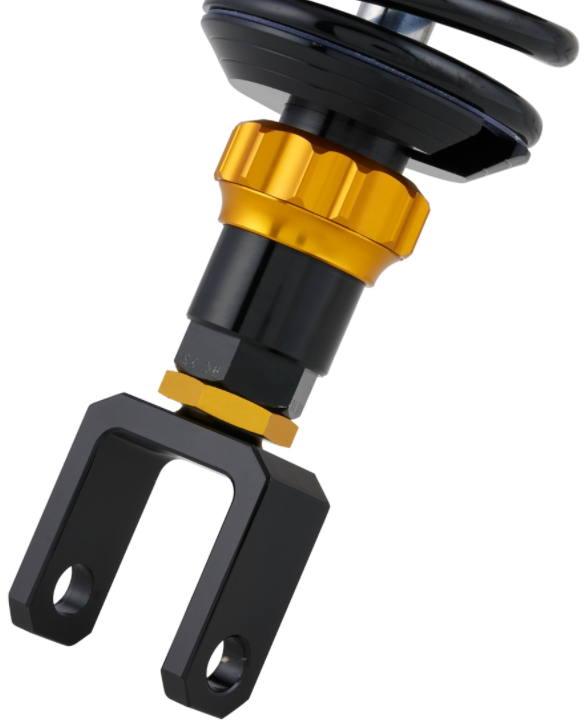 Schokdemper "Black Edition", achter voor Vespa Primavera/Sprint 50cc 2T/4T, zwart