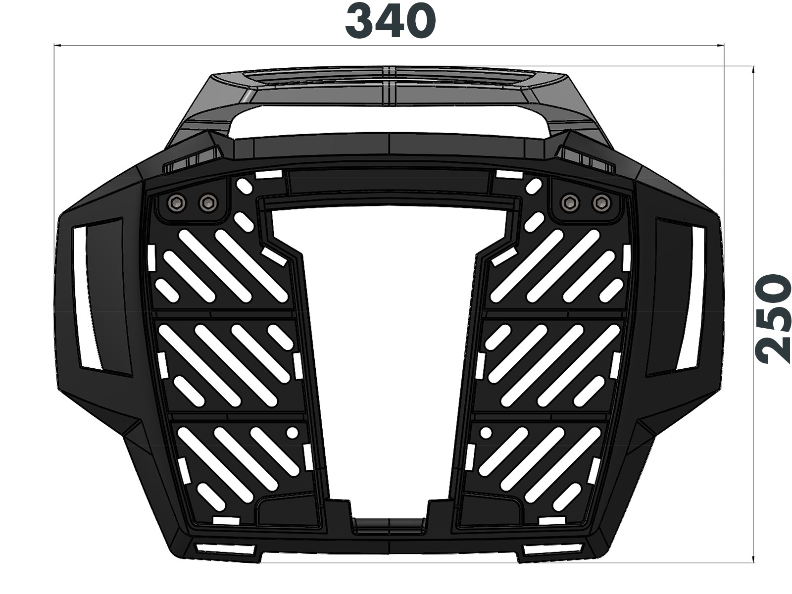 Aluminium topkofferdrager voor BMW F 900 XR (25-) Hepco & Becker