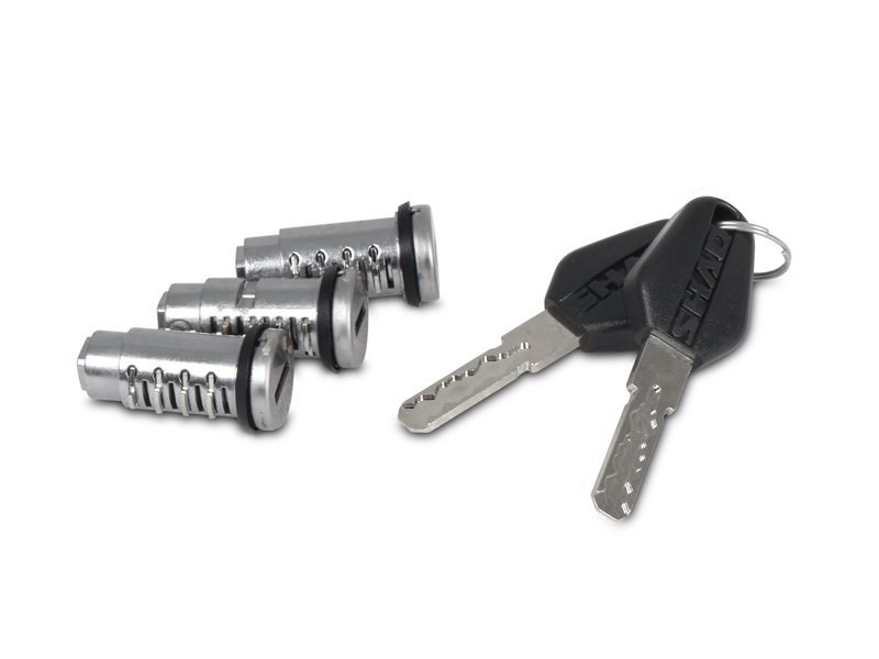 Shad zijkoffer Terra TR47, links, aluminium zilver, 47 l