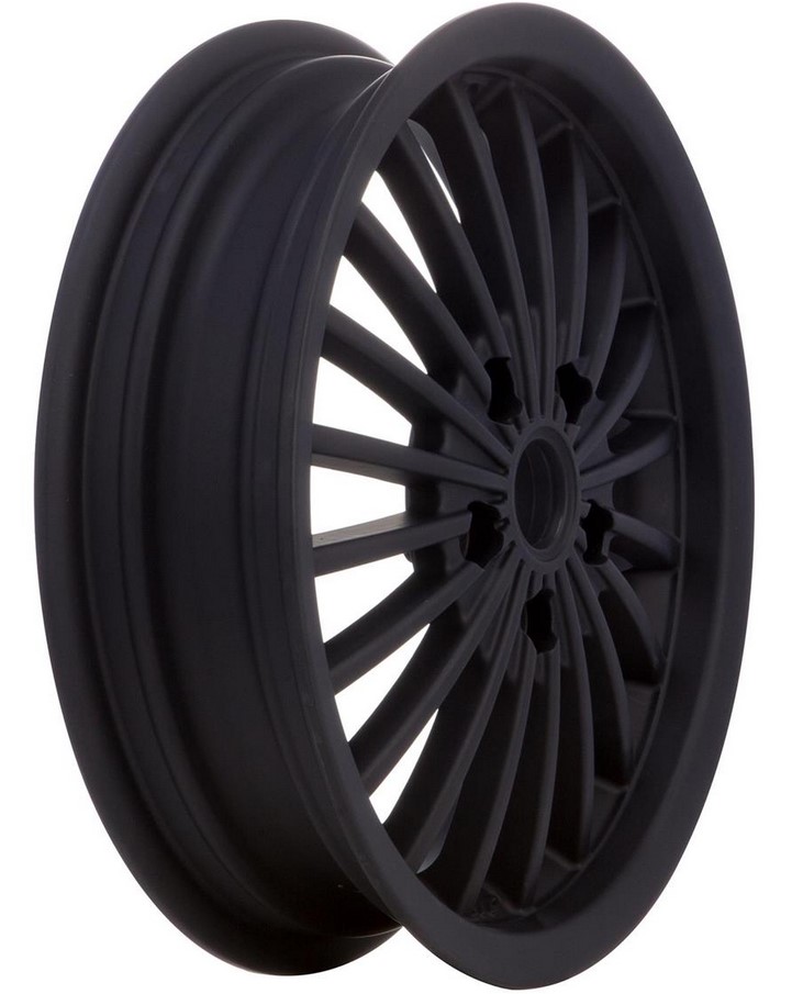 Velg voor/achter voor Vespa GTS/GTS Super/GTV/GT 60/GT/GT L 125-300cc, mat zwart