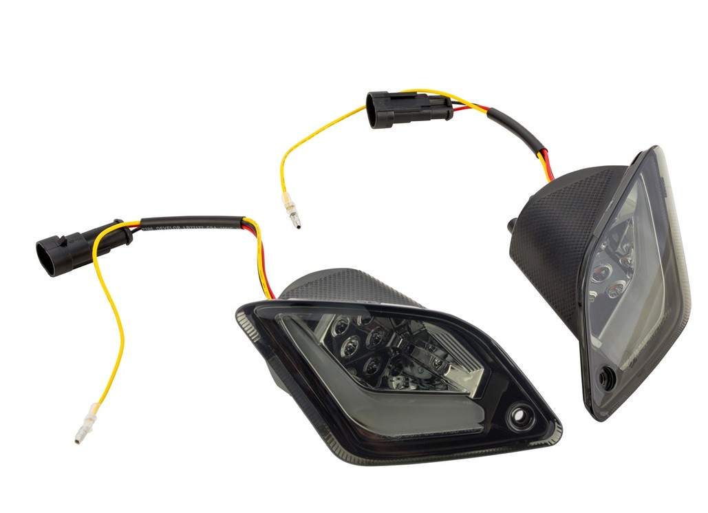 Set achterste richtingaanwijzers links/rechts voor Vespa GTS/GTS Super/GTV/GT 60/GT/GT L ('03-'13), getint