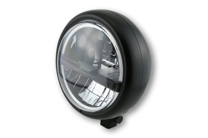HIGHSIDER pro 5 3/4 inch koplamp Pecos Type 5 LED Zwart Onderste bevestiging