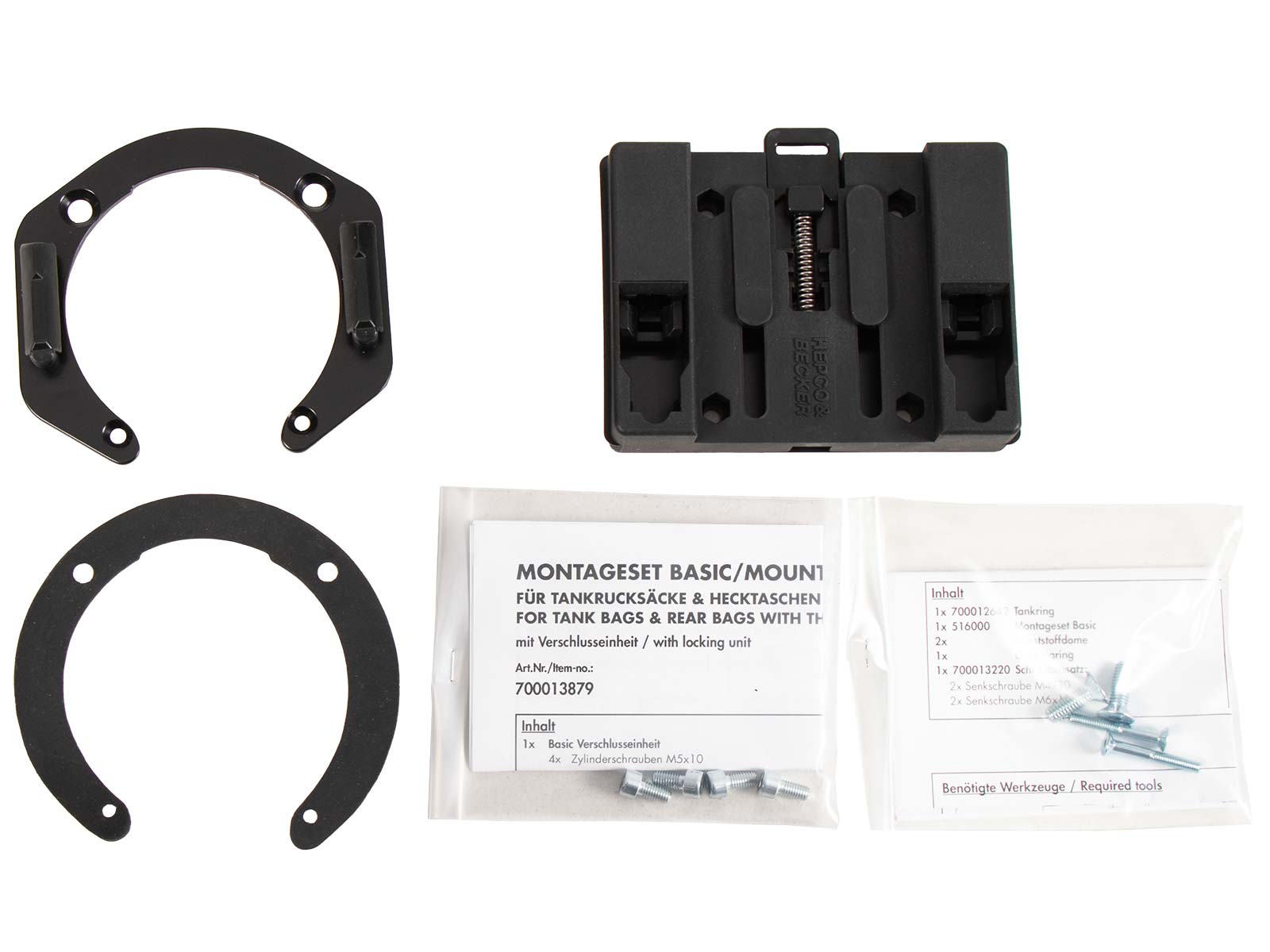 Basistankring incl. tanktasvergrendeling voor Honda CB 500 /S (93-97) Hepco & Becker