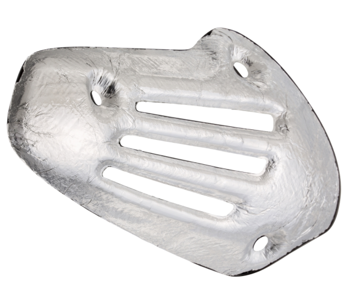 Hitteschild uitlaat voor Vespa Primavera/Sprint 50-150cc 4T AC ('16-), Carbon