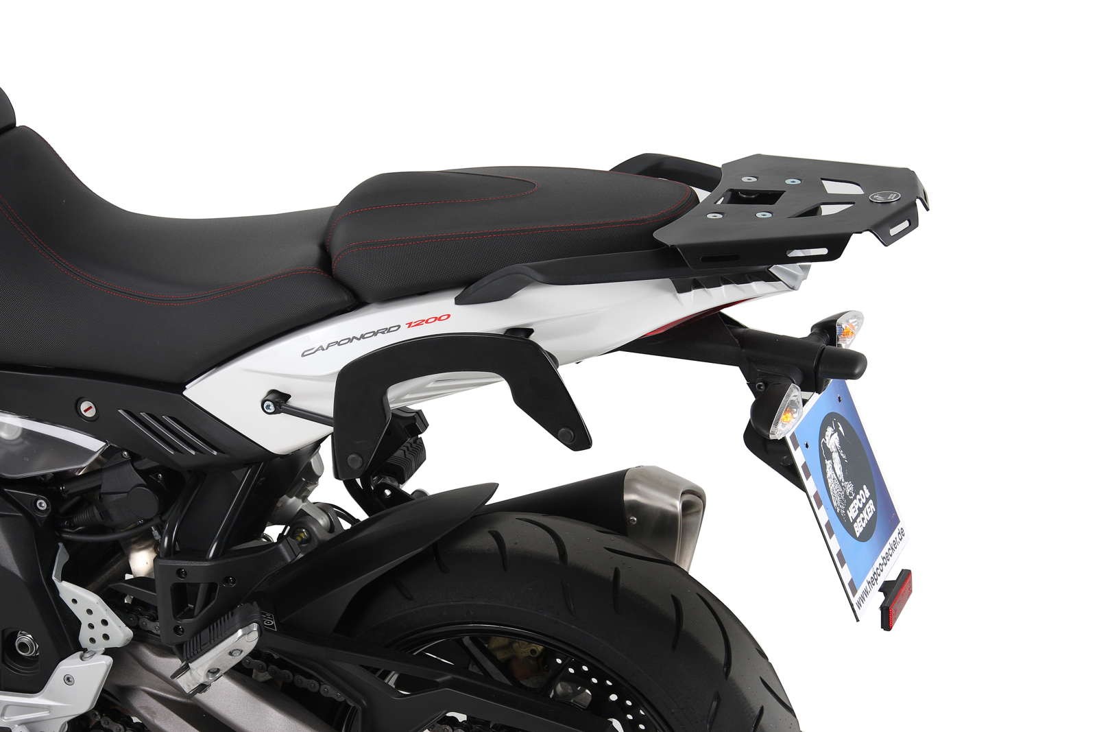 C-Bow zijdrager zwart voor Aprilia Caponord 1200 (My.13-16) Hepco & Becker