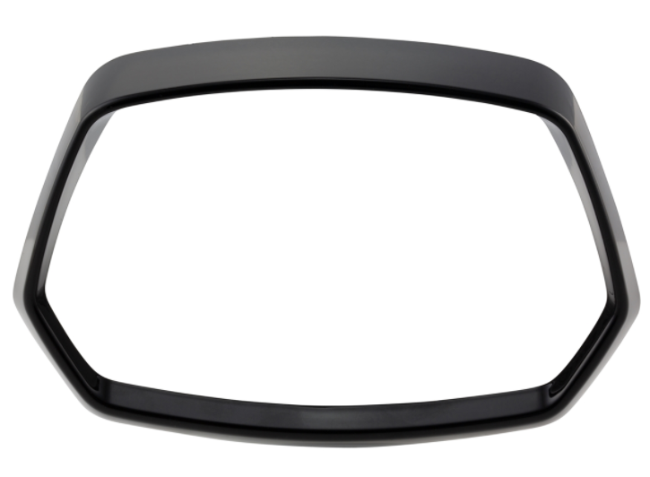 Lamp ring voor Vespa Sprint 50-150cc ('18-), glanzend zwart