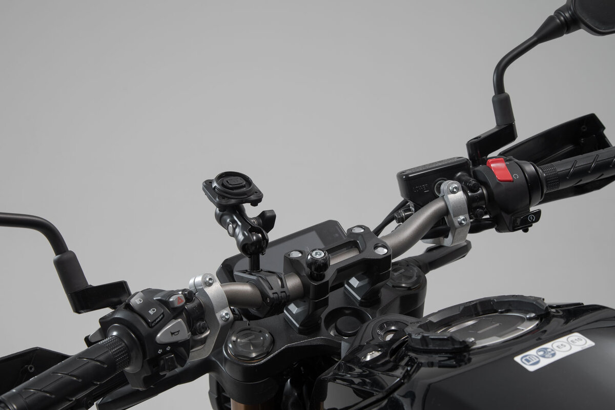 SW-Motech Navigatiebevestigingsset T-Lock met telefoonhoesje voor Ducati Multistrada 1200 /S /Enduro - SW Motech