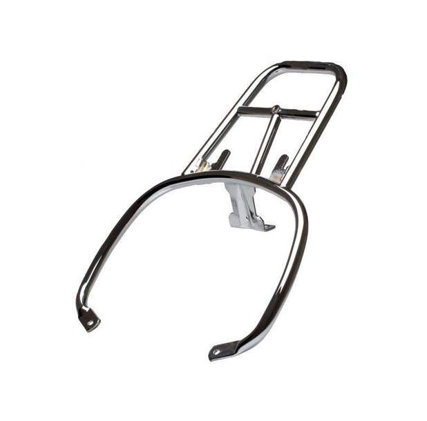 Topkoffer bagagedrager chroom Vespa Primavera / Sprint / Elettrica