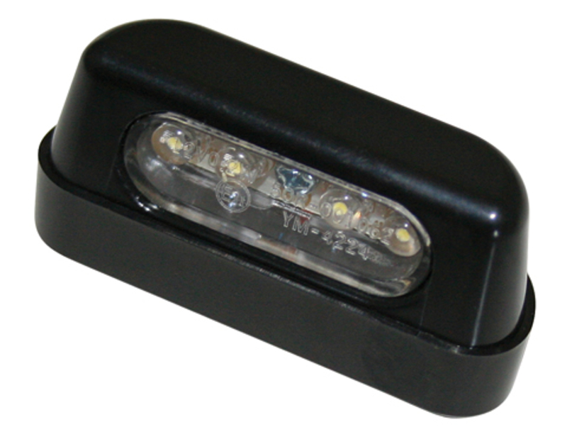 HIGHSIDER slimme LED kentekenplaatverlichting zwart ABS plastic (1pc)