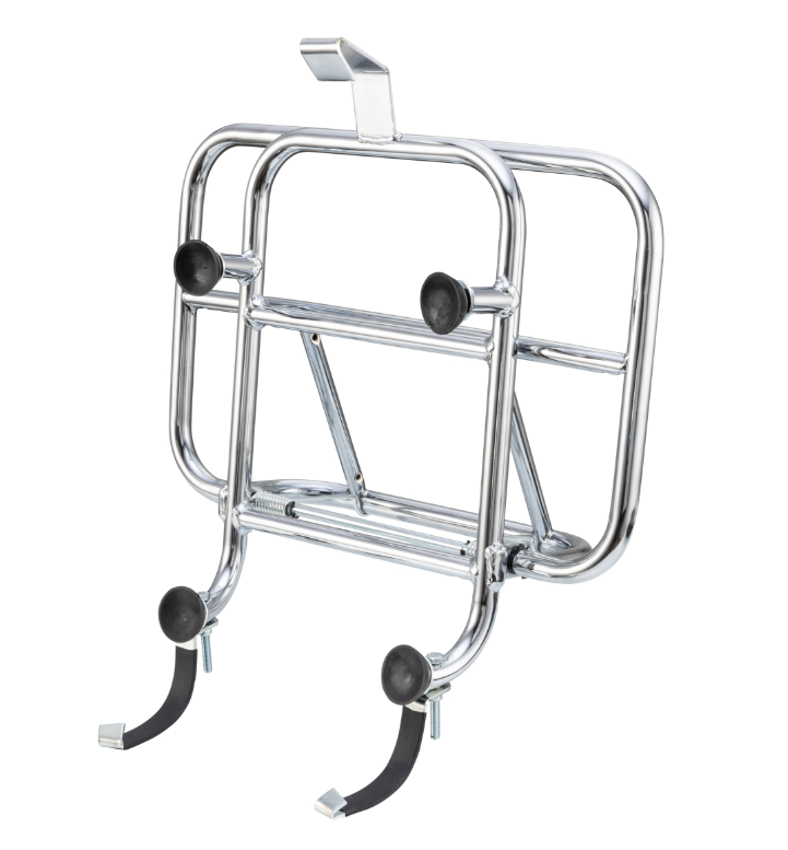Bagagerek vooraan voor Vespa GTS/GTS Super/GTV/GT 60/GT/GT L 125-300cc, opvouwbaar, chroom