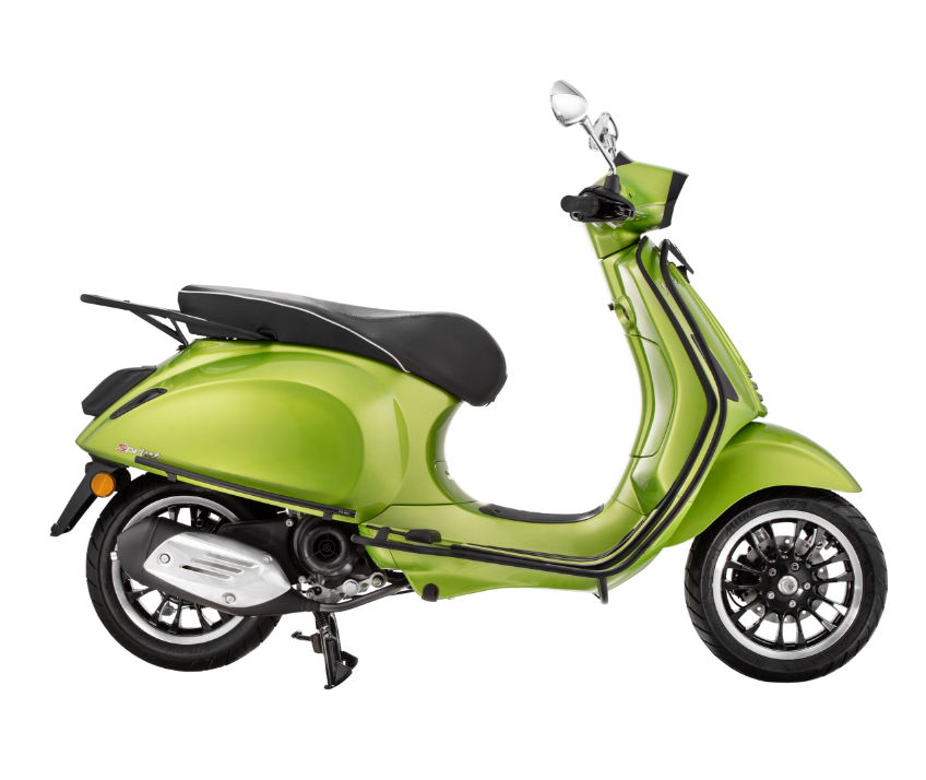 Crashbar zijafdekking voor Vespa Primavera/Sprint/Elettrica 50-150ccm, mat zwart