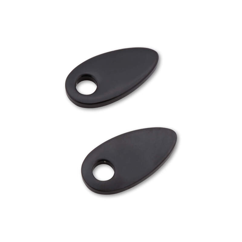 HIGHSIDER smart montageplaten Indy Spacer Zwart aluminium