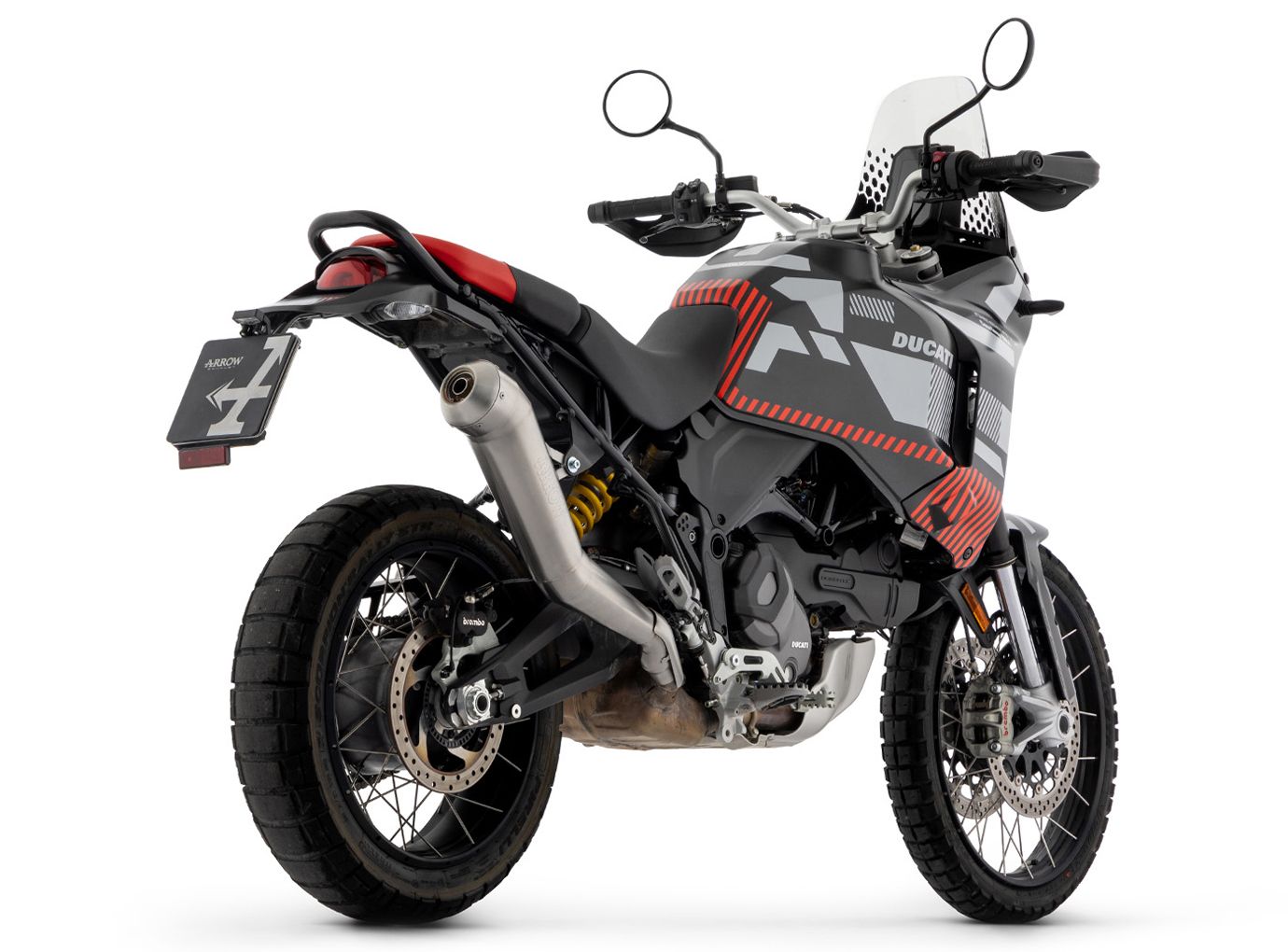 ARROW DAKAR REPLICA uitlaat voor Ducati Desert X