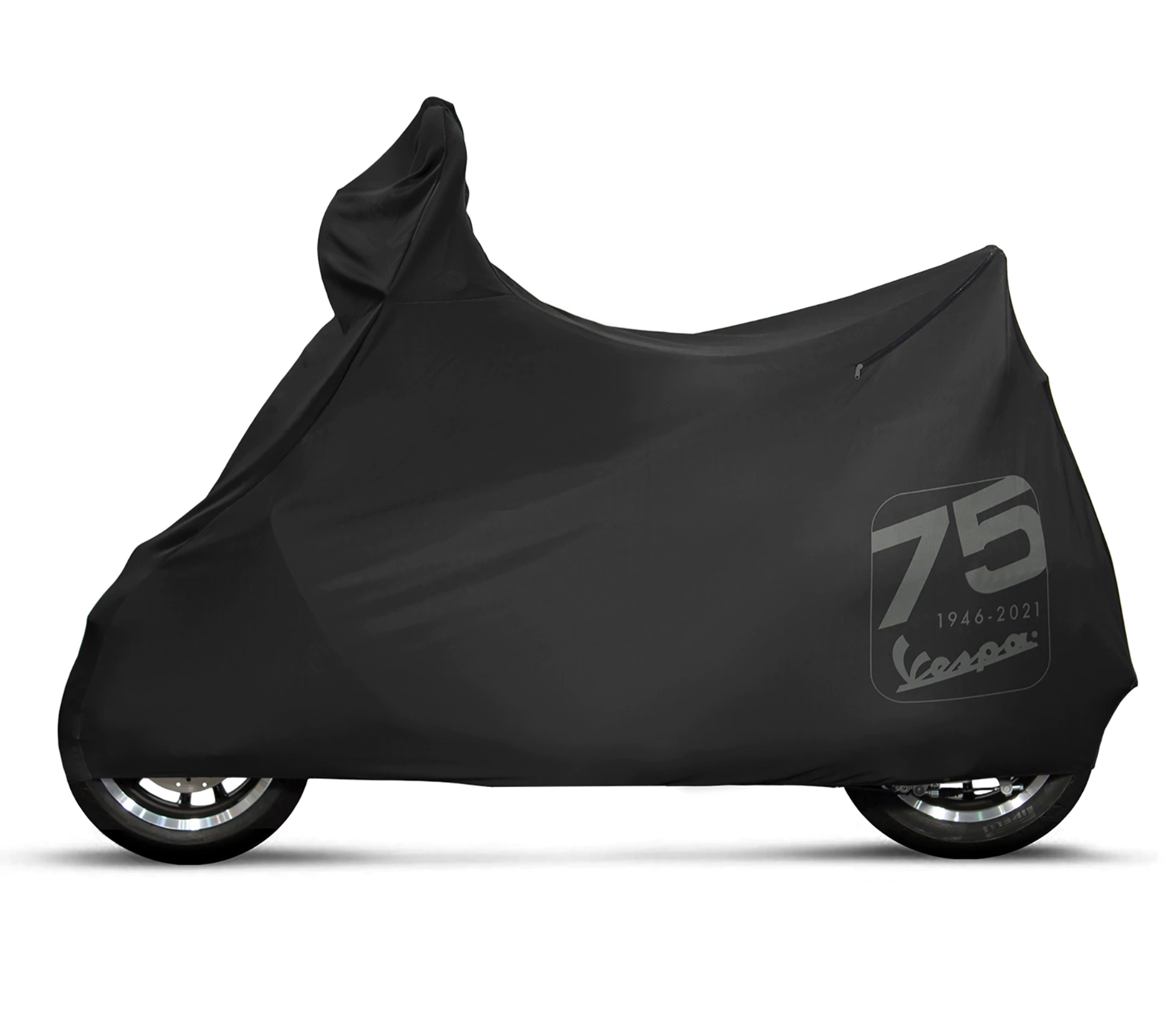 Binnen vouw Garage 75 Jaar Vespa Primavera / Sprint