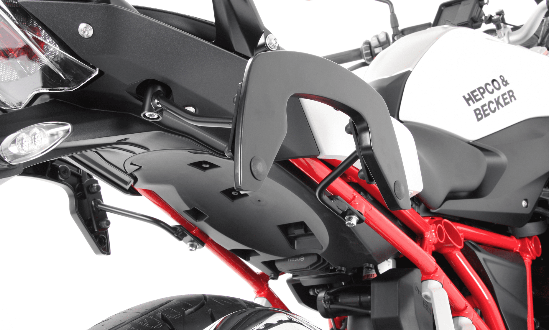 C-Bow zijdrager zwart voor BMW R 1200 R LC (15-18) Hepco & Becker