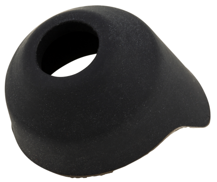 Rubberen spiegel, links voor Vespa GTS/GTS Super 125-300cc ('17-), zwart
