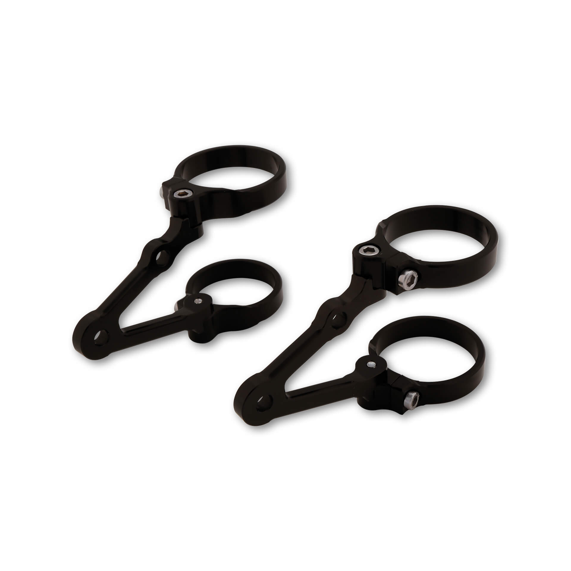 LSL Lampenhalter, drehbar, kurz, Ø 55/56 mm mit 67mm Streben mit Blinkeraufnahme
