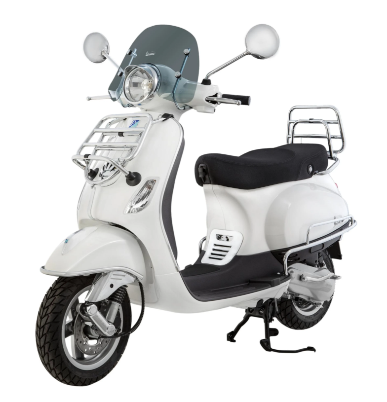 Crashbar zijafdekking voor Vespa LX/LXV/S 50-150cc, chrome