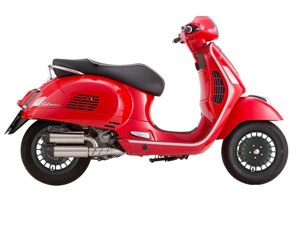 Velg voor/achter voor Vespa GTS/GTS Super/GTV/GT 60/GT/GT L/946 125-300ccm, mat zwart