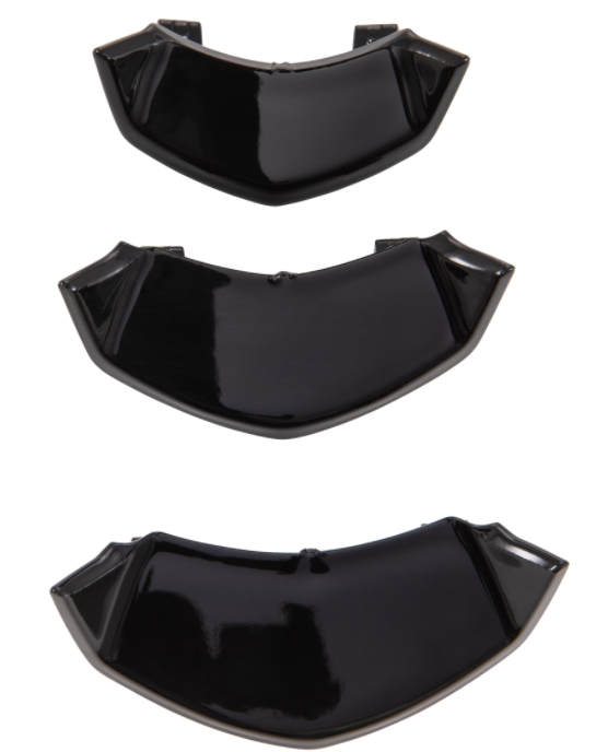 Cascade inzetstuk zwart glanzend voor Vespa Primavera/Sprint 50-150cc ('18-)