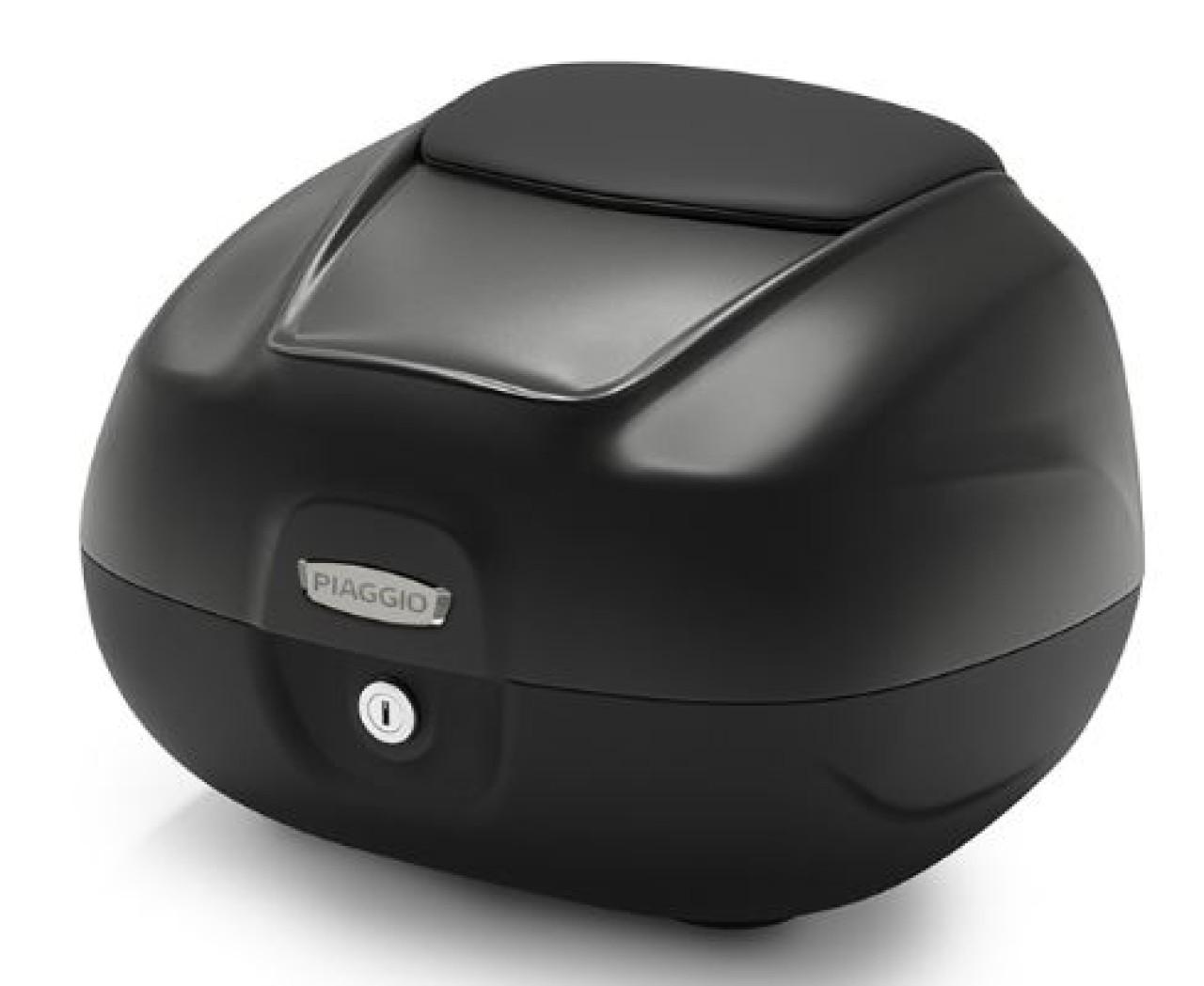 Topkoffer 37 l met rugleuning voor Piaggio MP3 HPE 530 Exclusive Maxi /RST - matzwart 93/B