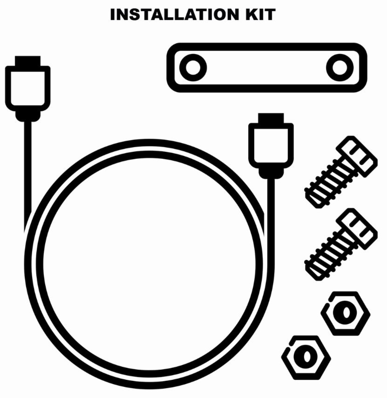 Inbouwset LED hulpkoplamp voor Moto Guzzi V100 Mandello / Stelvio