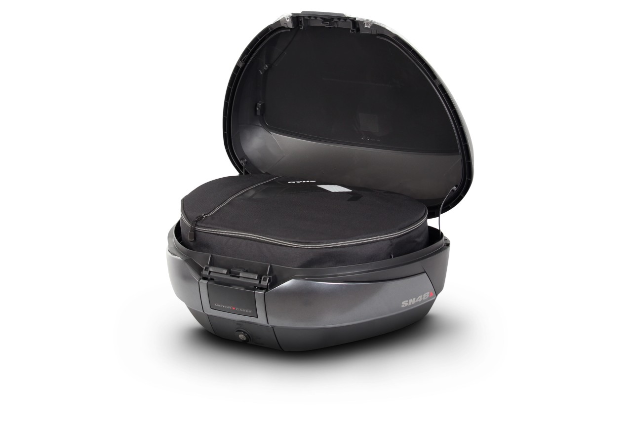 Shad Top Case SH48, zwart / titanium, 48 l