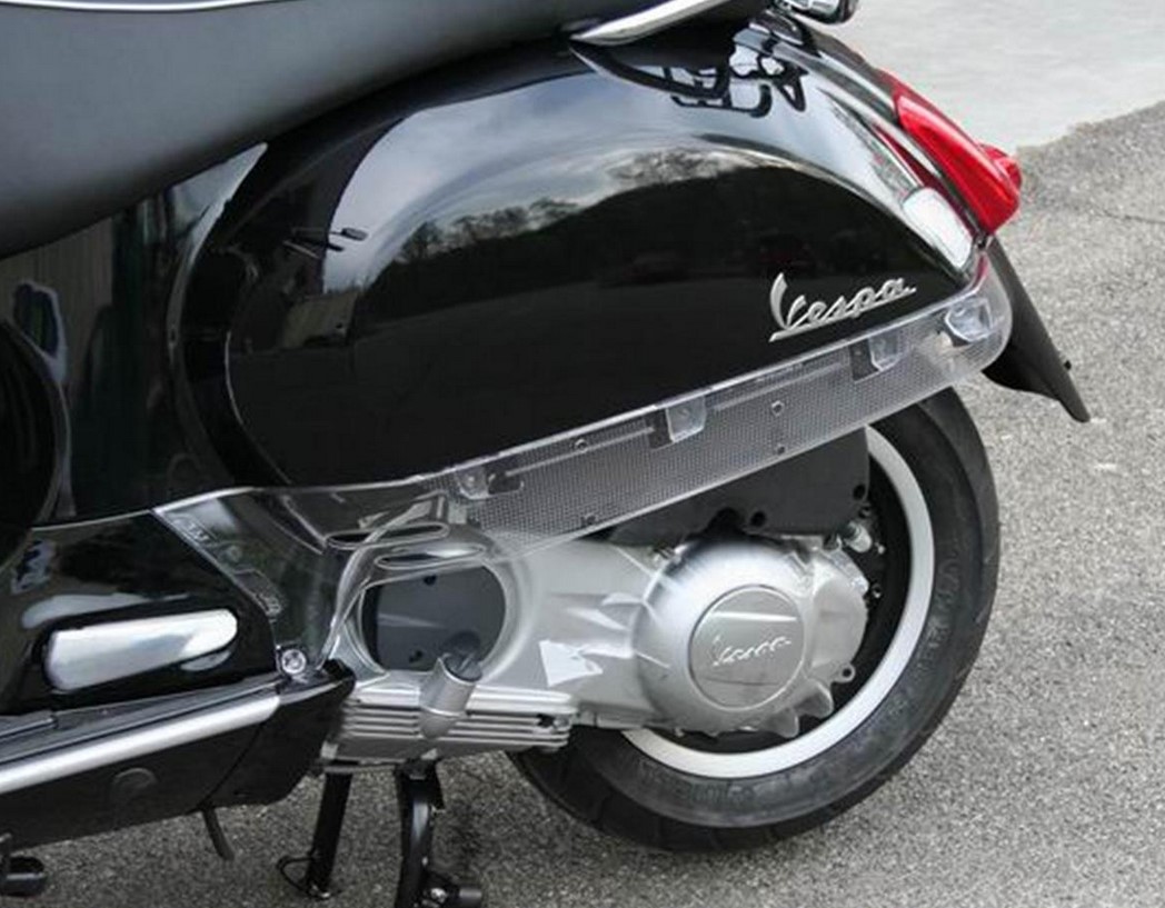 Zijpaneel links/rechts voor Vespa GTS/GTS Super/GTV 125-300cc, transparant