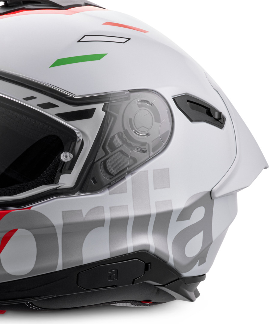 Aprilia integraalhelm Overtake wit mat