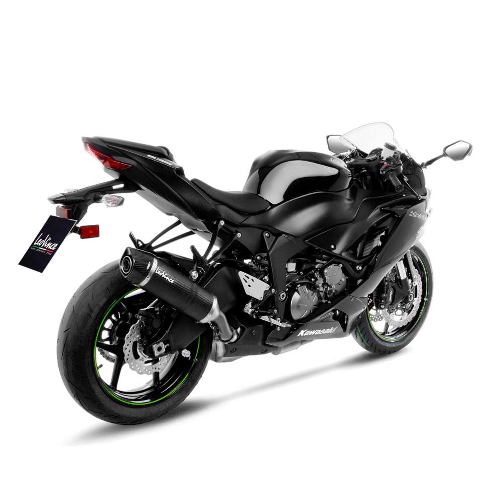 LeoVince uitlaatsysteem LV One Evo voor Kawasaki ZX-6 R 636, carbon, slip on, E-certificaat