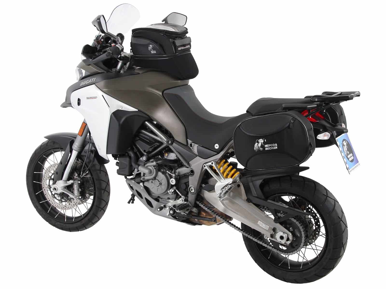 C-Bow zijdrager zwart voor Ducati Multistrada 1200 Enduro (16-18) Hepco & Becker