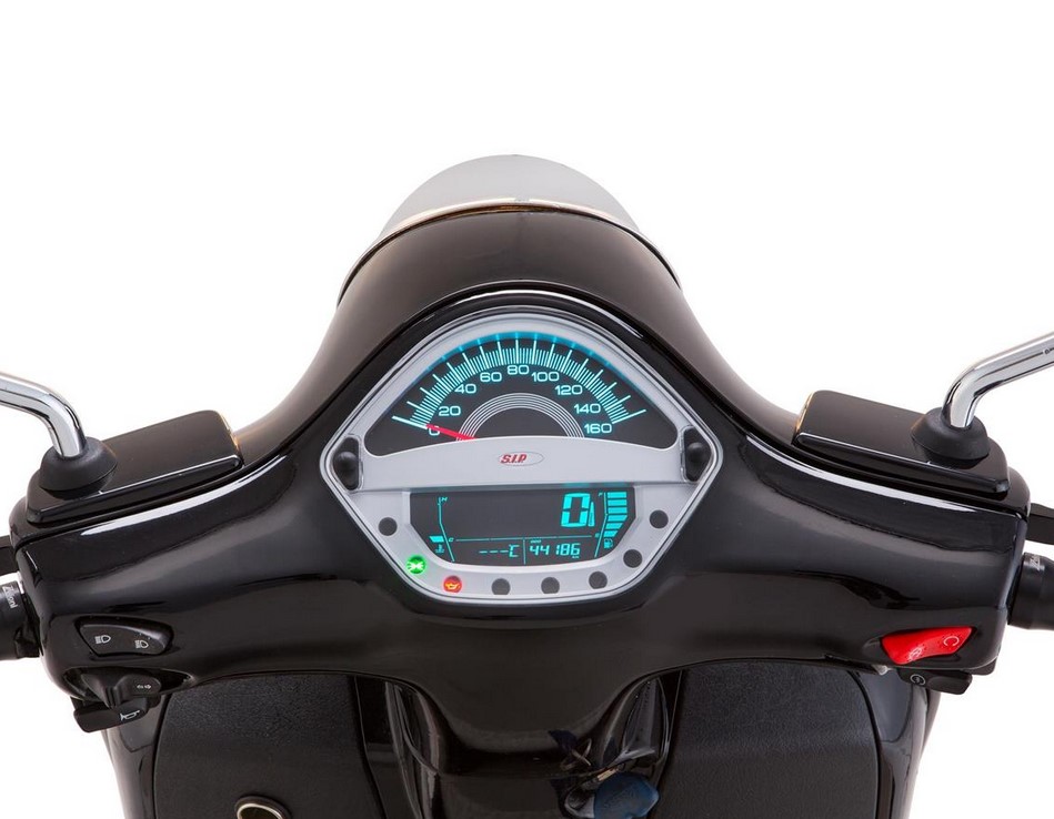 Toerenteller/snelheidsmeter voor Vespa GT/GT L 125/200cc/ GTS 125cc, zilver