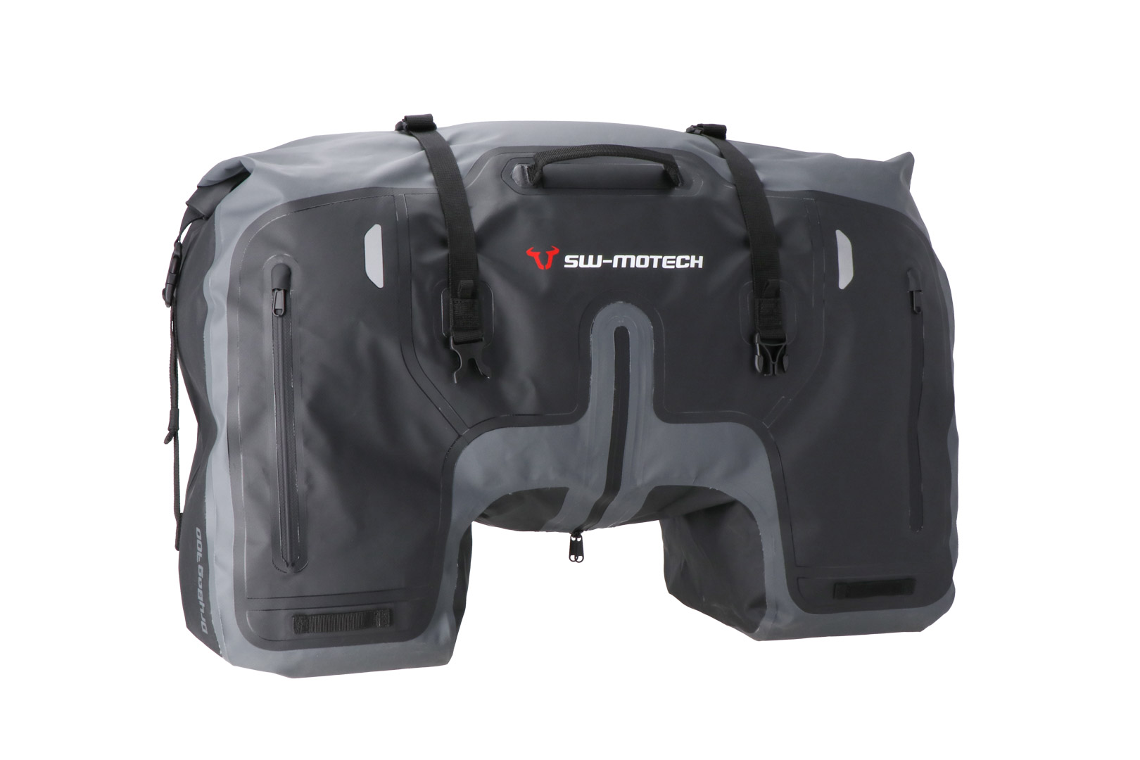 Drybag 700 achtertas voor Aprilia ETV 1200 Caponord, zwart/grijs - SW Motech