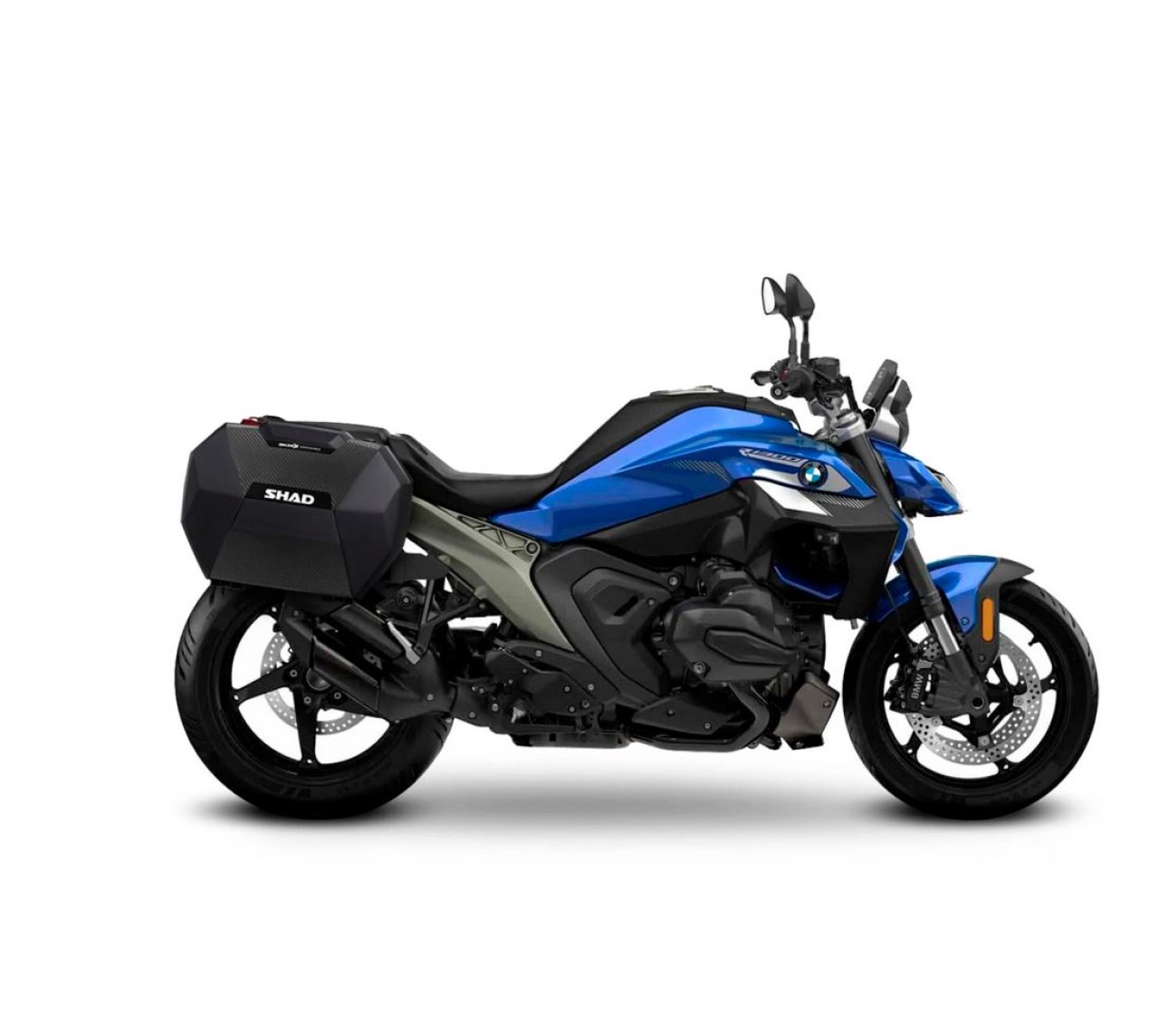 Shad zijkofferhouders 3P-systeem, zwart gelakt, voor BMW R 1300 R /RS (25-)