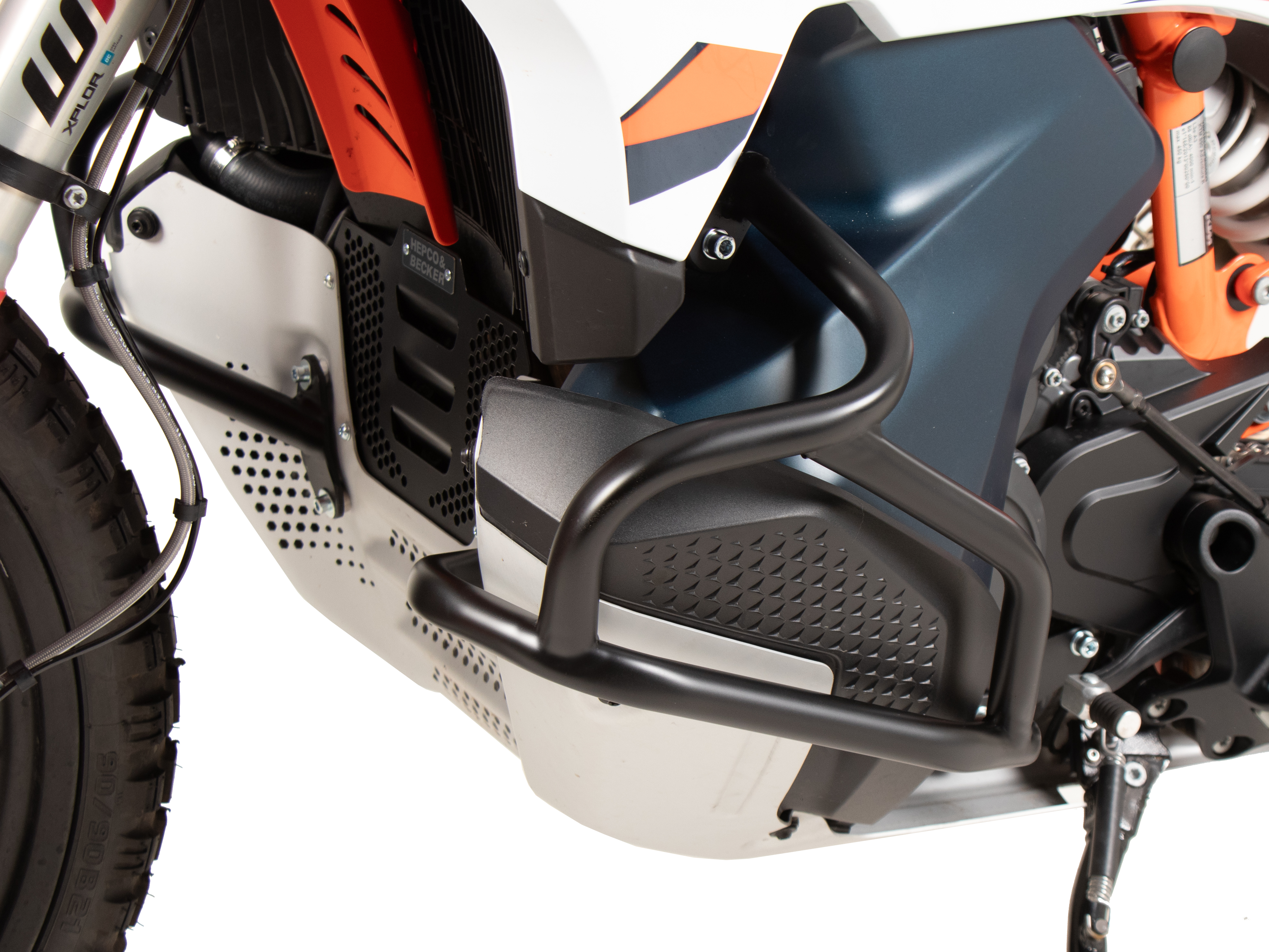 Motorbeschermer zwart voor KTM 790 Adventure (24-) Hepco & Becker