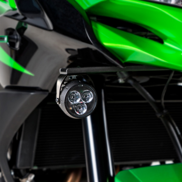 Montageset voor extra koplamp voor Kawasaki Versys 650 (14-21) - Barracuda