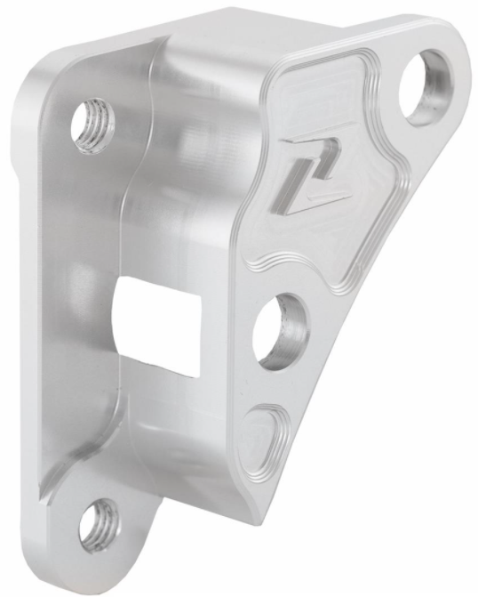 Adapter voor BREMBO remklauw, vooraan voor Vespa GTS/GTS Super 125-300cc ('14-), zilver