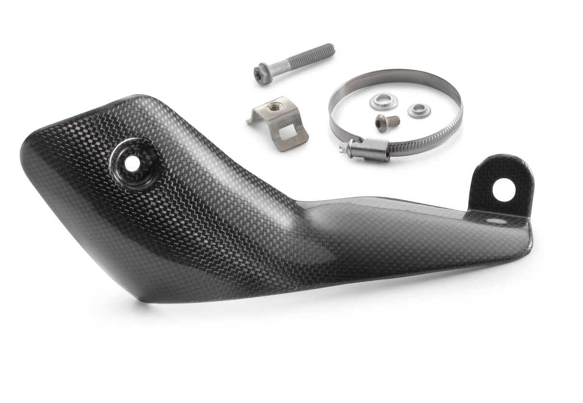 KTM hitteschild voor Akrapovic Slip-On LINE uitlaatsysteem