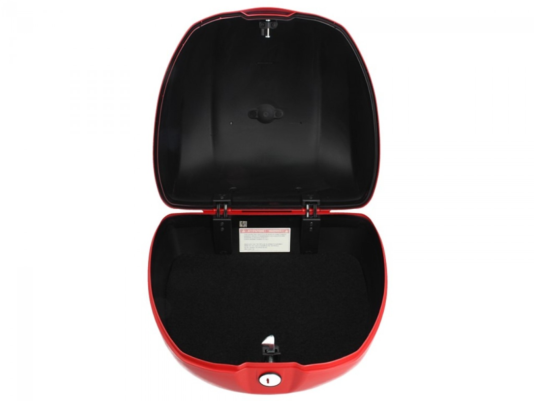 Originele topkoffer 32 l. voor Vespa Primavera rood dragon mat 896/A