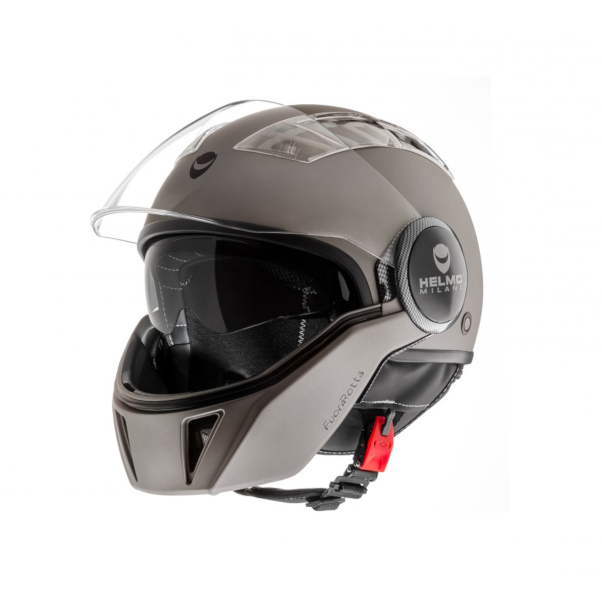 Helmo Milano Volstraalhelm, FuoriRotta, antraciet, mat
