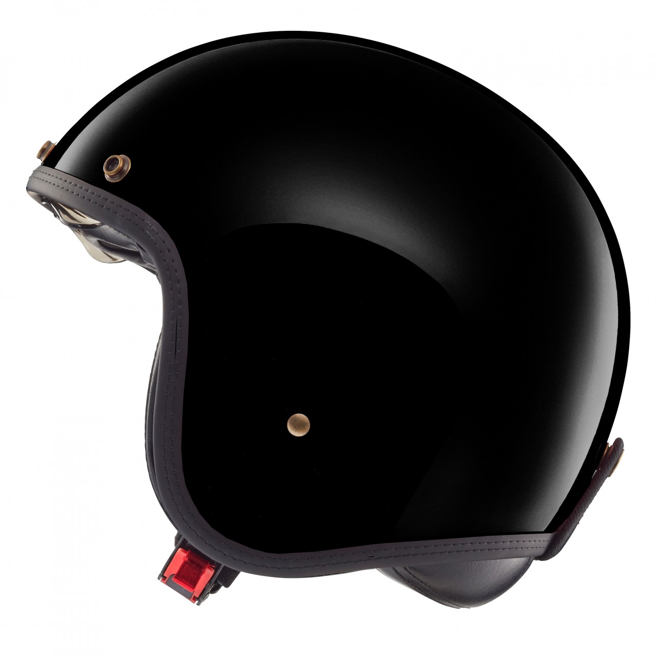 Helmo Milano jethelm, Audace, zwart mat - S