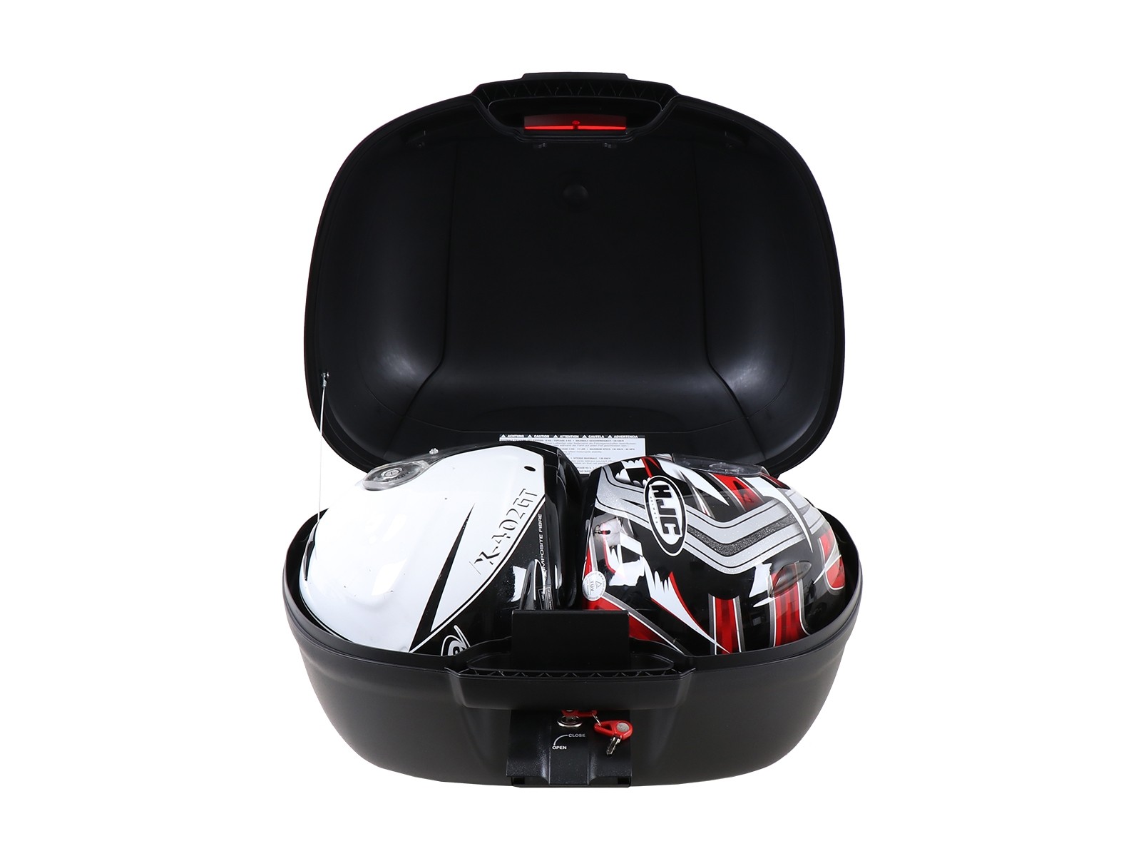 Journey Topcase 50 zilver incl. universele topkoffer pallet voor dragers van derden Hepco & Becker