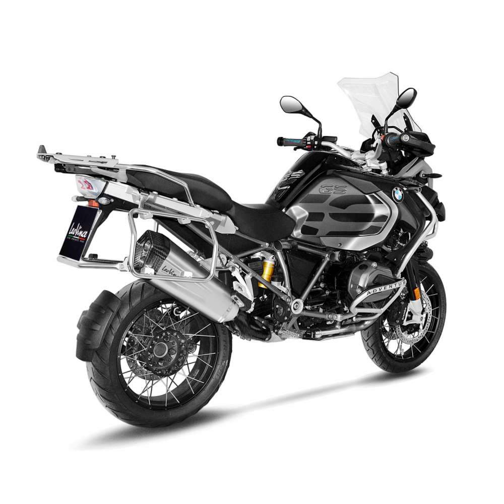 LeoVince uitlaatsysteem LV-12 voor BMW R 1200 /1250 GS /Adventure, titanium, slip on, E-certificaat