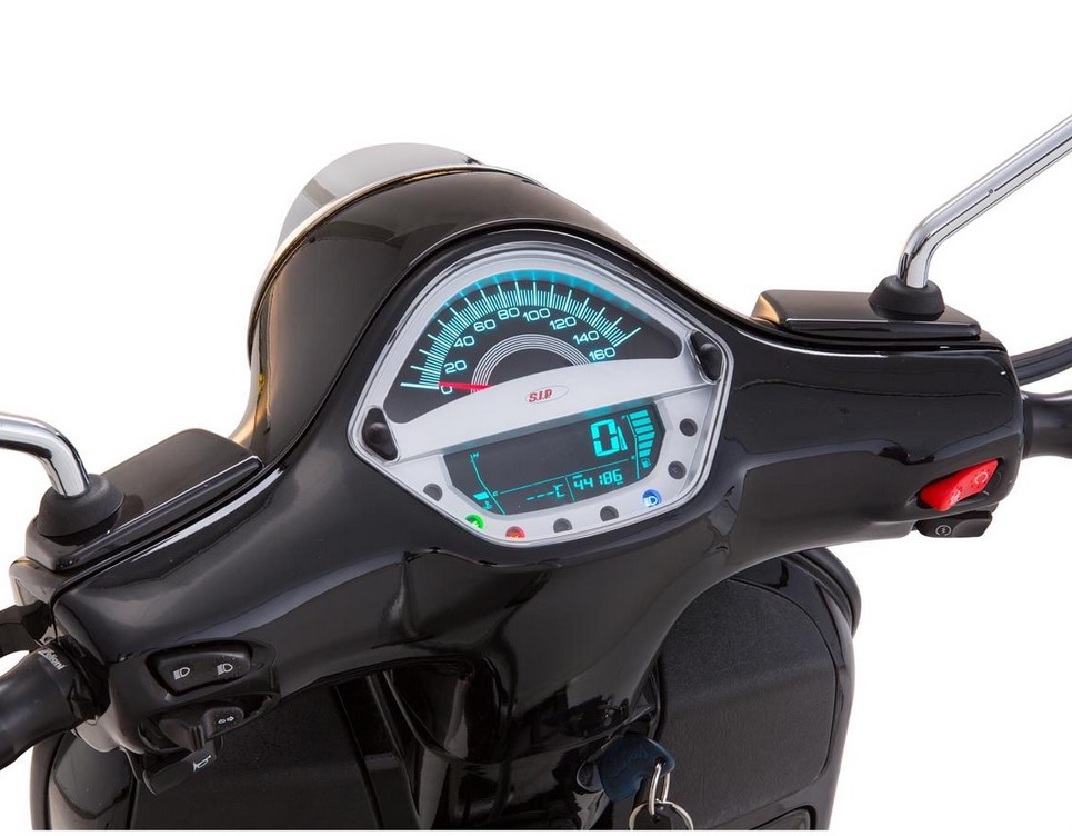 Toerenteller/snelheidsmeter voor Vespa GT/GT L 125/200cc/ GTS 125cc, zilver