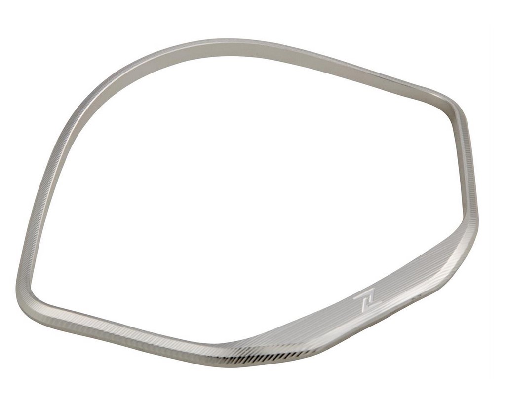 Decoratieve ring snelheidsmeter voor Vespa GTS/GTS Super/GT/GT L 125-300cc (-'13), zilver